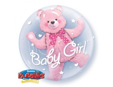 Bubble Διπλό Baby Pink Bear