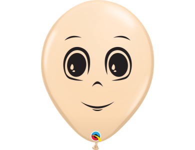 Μπαλόνια Λάτεξ 16" Blush Ανδρικό Πρόσωπο 50 τεμ.