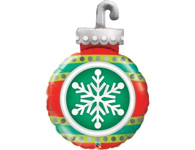 Μπαλόνι Φοιλ Σχήμα Snowflakes Ornament