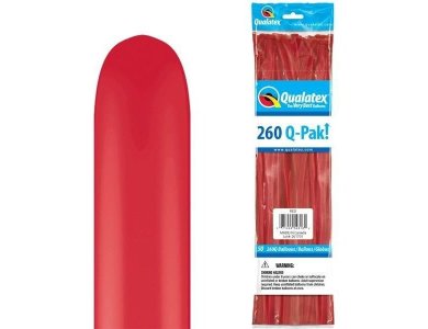 Μπαλόνια Κατασκευής 260 Q Κόκκινο /50 τεμ Q-Pak