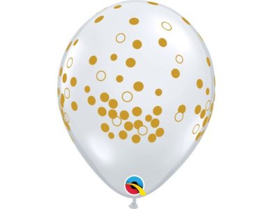 Μπαλόνια Λάτεξ 11" Confetti Dots / 25 τεμ.