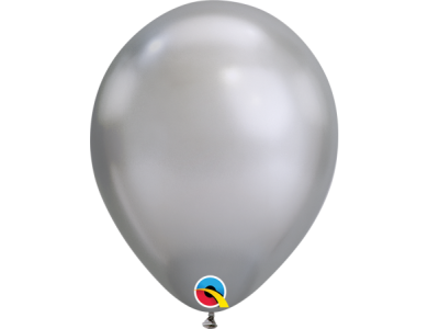 Μπαλόνια Λάτεξ 7" Ασημί Chrome /100 τεμ