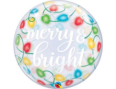 Bubble μονό 22" Merry & Bright Lights