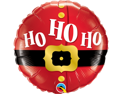 Μπαλόνι Φοιλ 9" Ho Ho Ho Santa's Belt 23 εκ