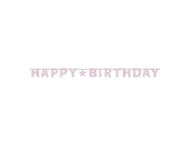 Γιρλάντα Γράμματα Hb Birthday Pink Foil