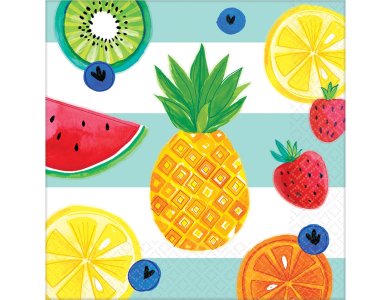 Χαρτοπετσέτες φαγητού Hello Summer /16 τεμ - Φρούτα