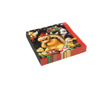 Χαρτοπετσέτες φαγητού 33 εκ Super Mario /20 τεμ