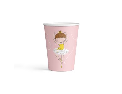 Ποτήρια χάρτινα 250ml Little Dancer /8 τεμ