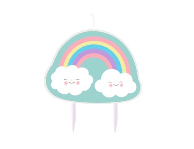 Κερί Rainbow & Cloud