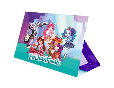 Προσκλήσεις με Φακέλους Enchantimals / 8 τεμ.