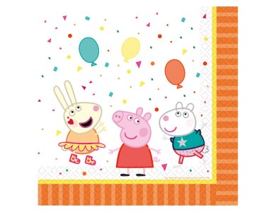Χαρτοπετσέτες φαγητού 33εκ Peppa Pig /16 τεμ