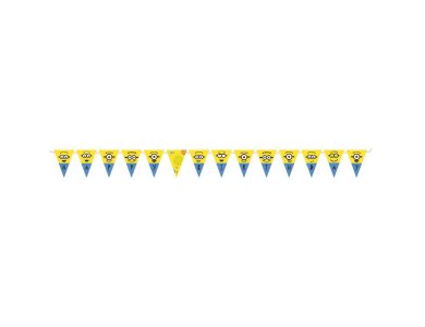 Γιρλάντα Σημαιάκια γράμματα Happy Birthday Minions