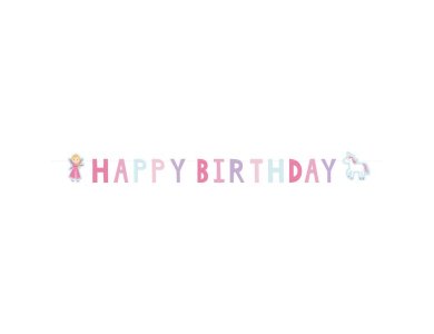 Γιρλάντα γράμματα Happy Birthday Princess / 1.50μ x 15εκ