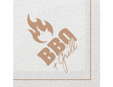Χαρτοπετσέτες BBQ & Grill Party 33 x 33 εκ / 16 τεμ