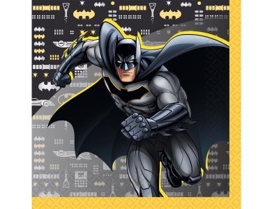 Χαρτοπετσέτες φαγητού 33εκ Batman /16τεμ