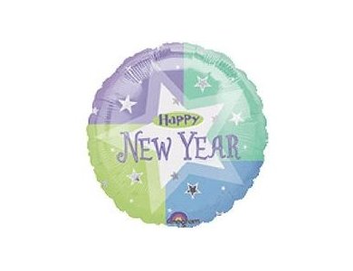 Μπαλόνι Φοιλ 18" Happy New Year Shimmer 46 εκ.