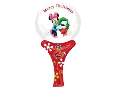 Φοιλ Minishape Inflate Minnie Merry Christmas