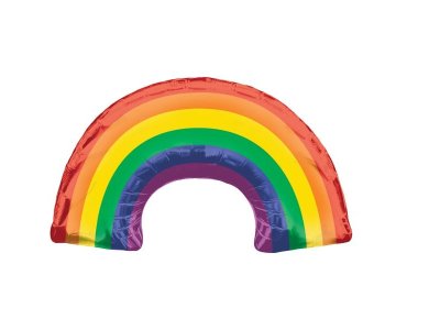 Μπαλόνι Φοιλ Σχήμα Rainbow - Ουράνιο Τόξο