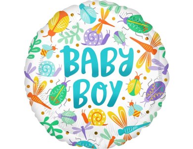 Μπαλόνι Φοιλ 17" Baby Boy Watercolor / 43 cm