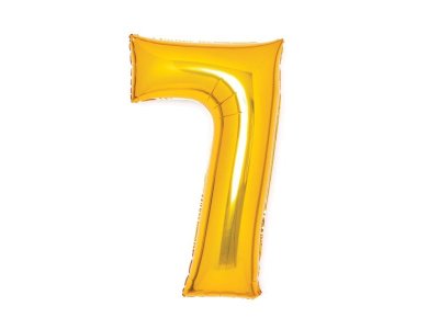 Μπαλόνι Φοιλ Σχήμα Χρυσό 26" Νούμερο "7"