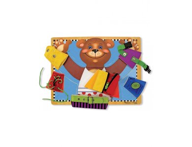 Melissa & Doug - Παζλ Ενσφηνώματα Ντύσε τον Αρκούδο