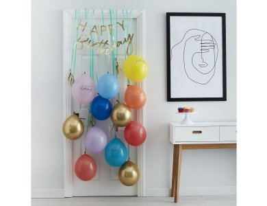 Διακοσμητικό κιτ HB γιά πόρτα με μπαλόνια Rainbow