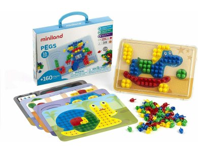Miniland - Βαλιτσάκι Ψηφιδωτό 160τεμ