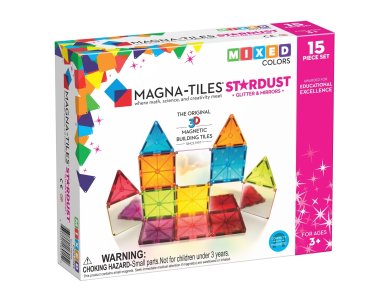 Magna-Tiles Μαγνητικό Παιχνίδι 15 κομματιών Stardust