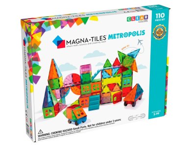 Magna-Tiles Μαγνητικό Παιχνίδι 110 κομματιών Metropolis