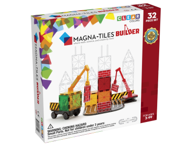 Magna-Tiles Μαγνητικό Παιχνίδι 32 κομματιών Builder