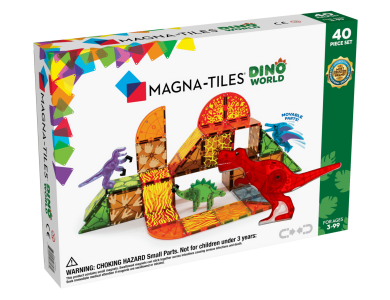 Magna-Tiles Μαγνητικό Παιχνίδι Dino World 40 κομματιών