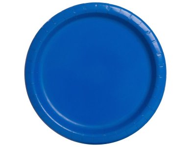 Πιάτα χάρτινα γλυκού Μπλε / 8 τεμ